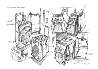 2015產(chǎn)品設(shè)計(jì)手繪 一日一畫(huà)的模型設(shè)計(jì)探索